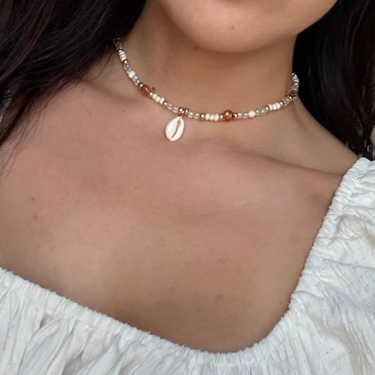 Gold & Sand Choker